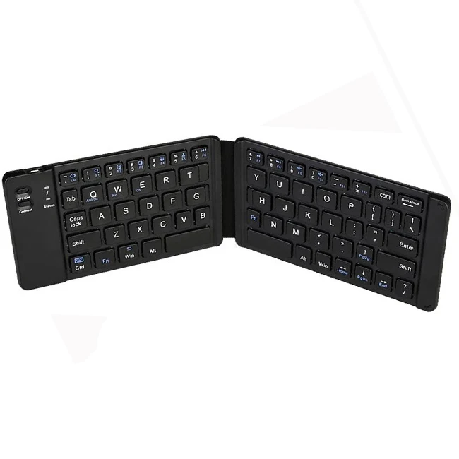 

Mini Wireless Bt Foldable Keyboard Portable Folding Keyboard for iPad Tablet SmartPhone Slient Click small Foldable Keyboard