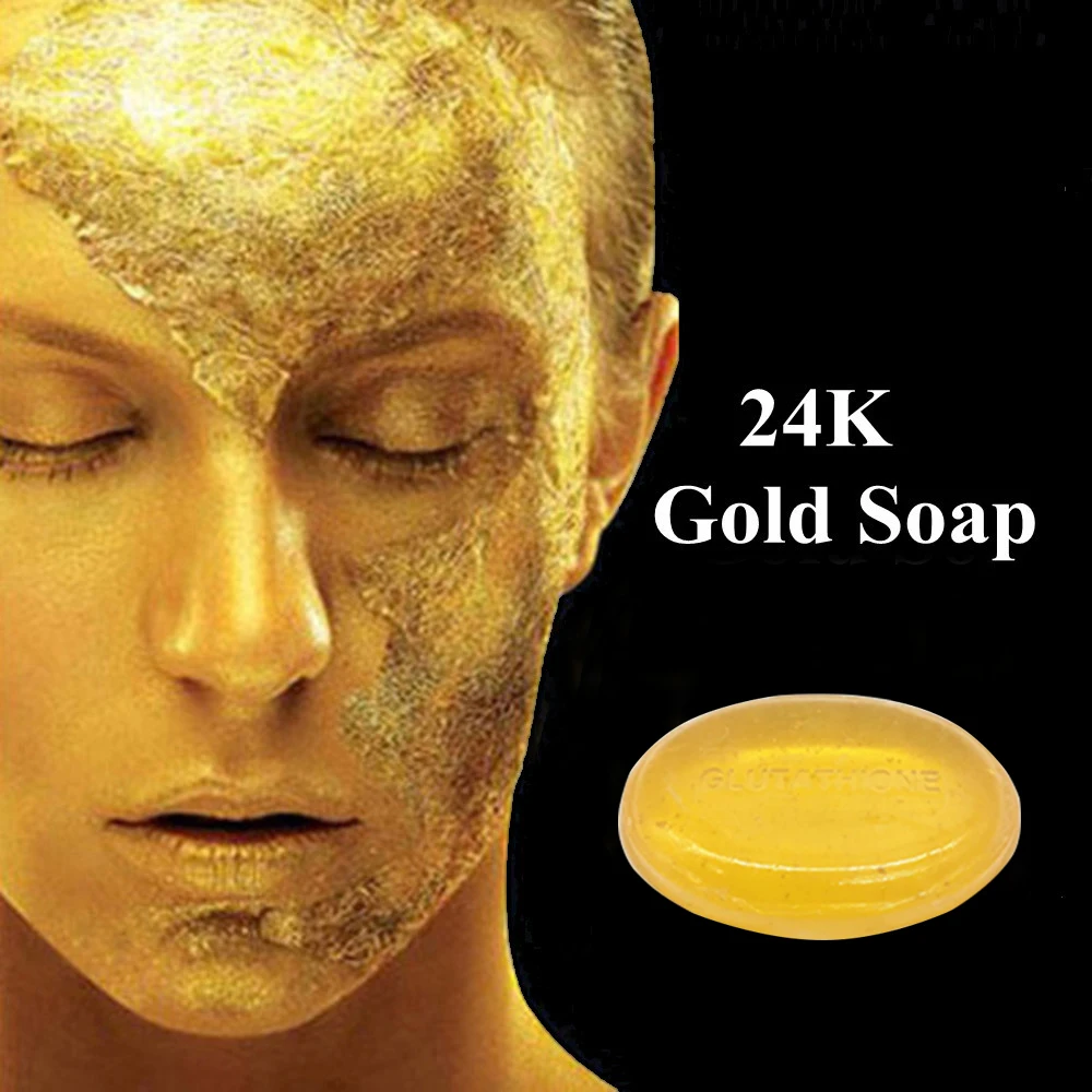 gold 24k whitening soap review