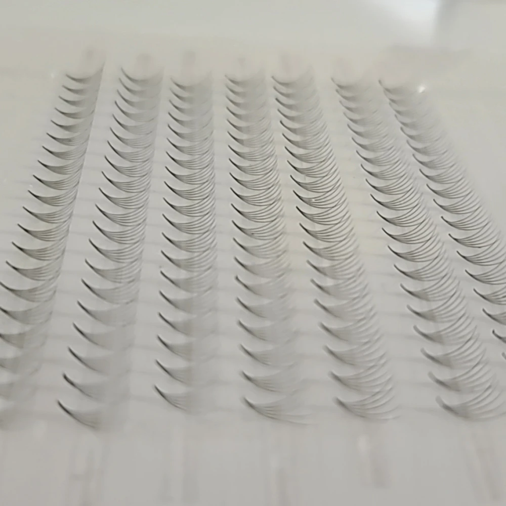 

Abonnie pointy base 0.07 heat bonded sharp pre made 10d fans thin pre made volume fan eyelash extension pre made volume fans, Natural black