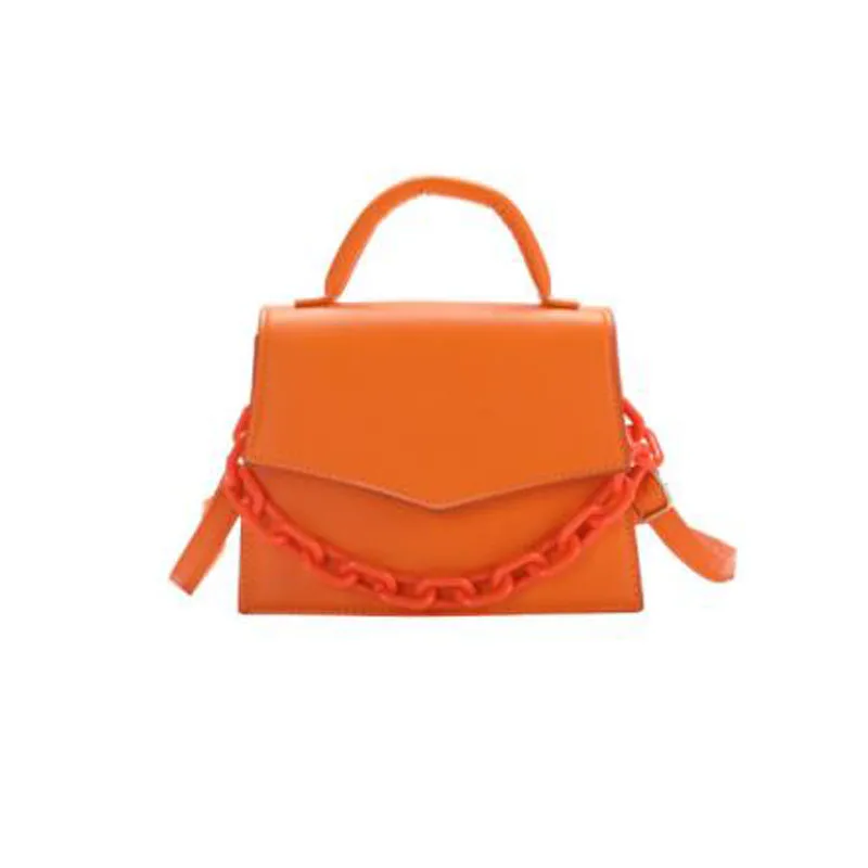

2021 trend designer small pu saddle crossbody bags chain shoulder handbag, 7 colors