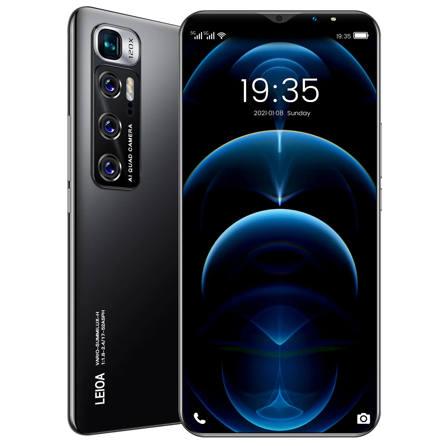 

M10 Plus 6.1inch Mobile Phones 12GB RAM 512GB ROM Smartphones Dual SIM Full Screen Face/Fingerprint 5G Android Cellphone