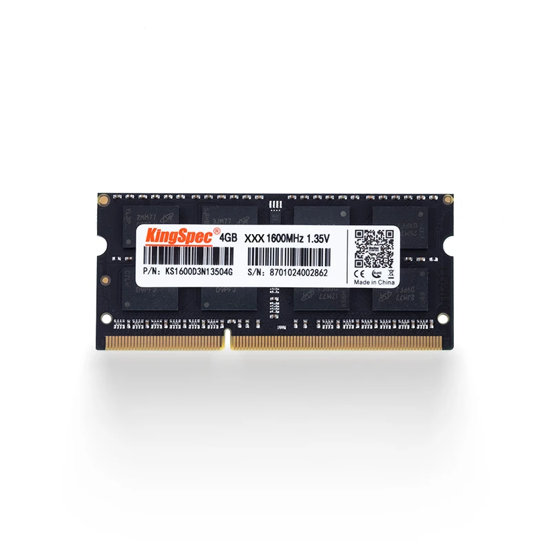 

KingSpec Factory 1600MHz Sodimm DDR3 4GB RAM Memory for Laptop