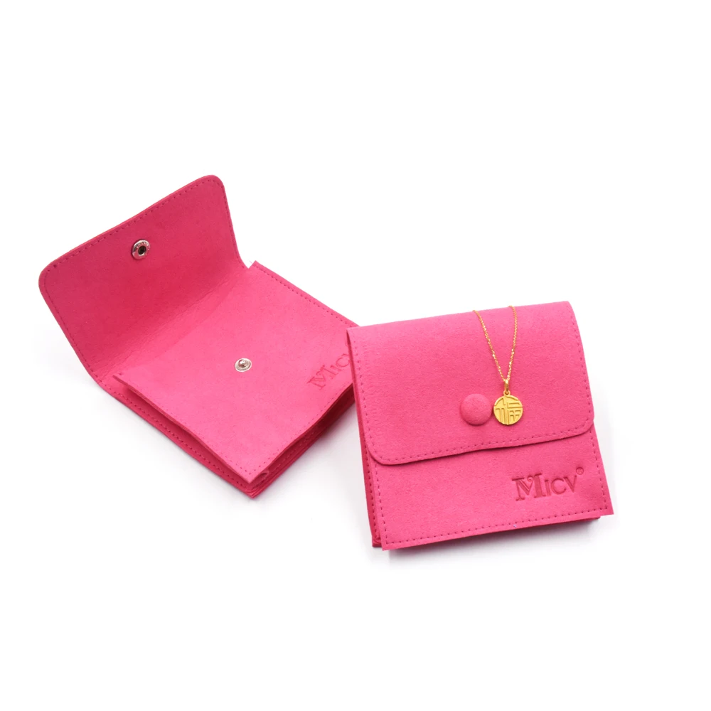 

High Quality Fashion Velvet Multiple Sizes Jewelry Gift Bags flap Envelop Necklace Storage Packaging Pouches