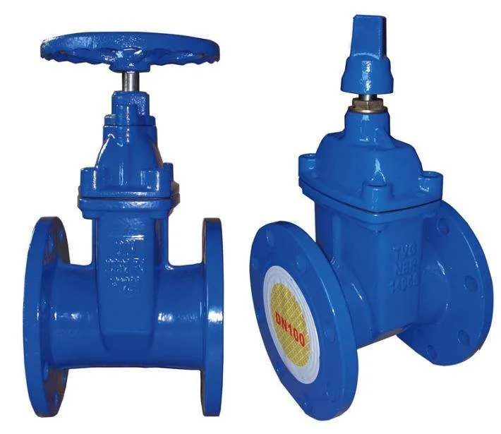 

Industrial and the best price Ruber-seat non rising stem gate valve, Blue