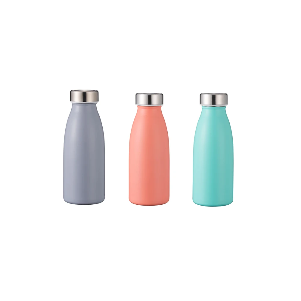 

Hot Sales Stainless Steel Vaccum Bottle Double Wall Drinking Cola Shaped Water Bottle, Customized color