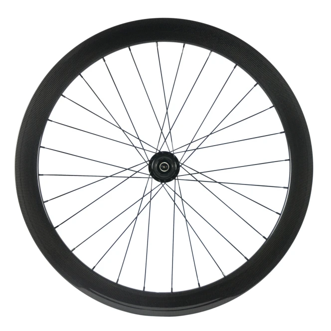 

TB2169 Tubular t1000 carbon wheels 700C front 38mm R50mm road bicycle wheelset carbon wheels 3k glossy disc hub CX3, Black