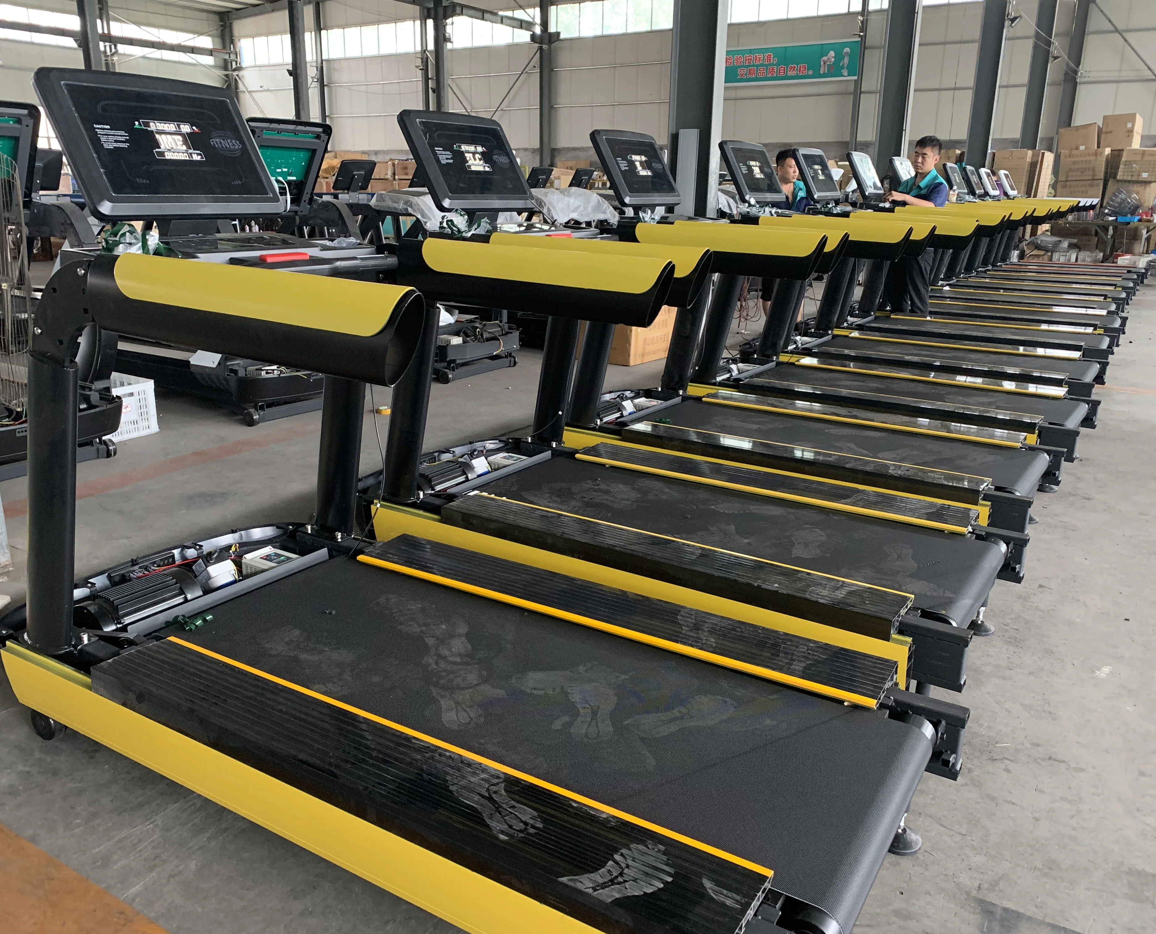 

Motorized Commercial Treadmill with LED or Touch Screen Made in China Gym Equipment LZX Fitness Factory, Customized color