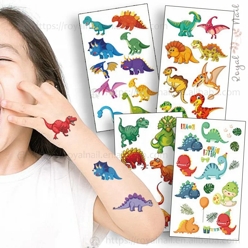 

Dinosaur Design Waterproof Temporary Tattoo Stickers for Kids