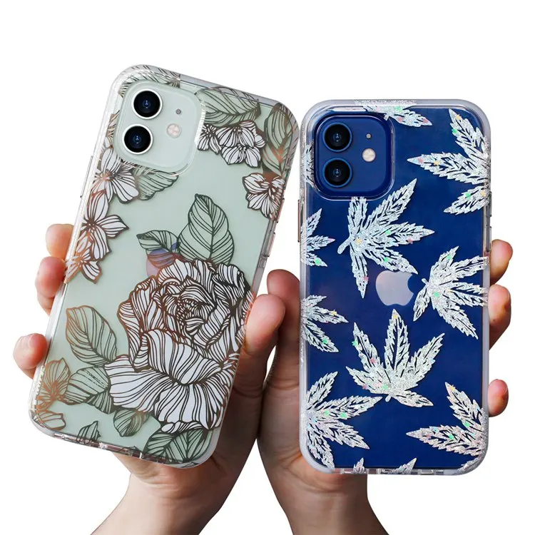 

2021 BEELAN Hot New Product Cute Print Feminine Style Dustproof Phone Case For iPhone 12 Pro Max