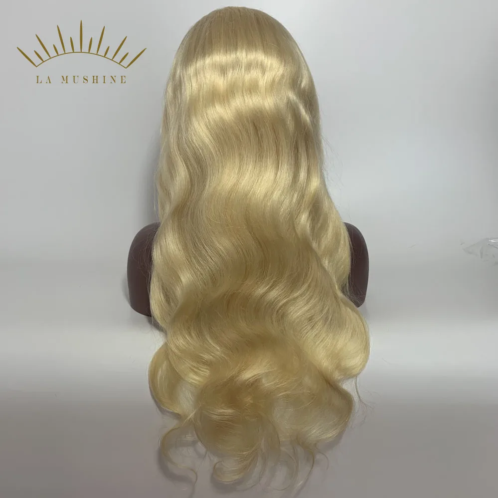 

body wave blonde transparent lace preplucked 10a 613 cuticle aligned virgin unprocessed full lace wig human hair