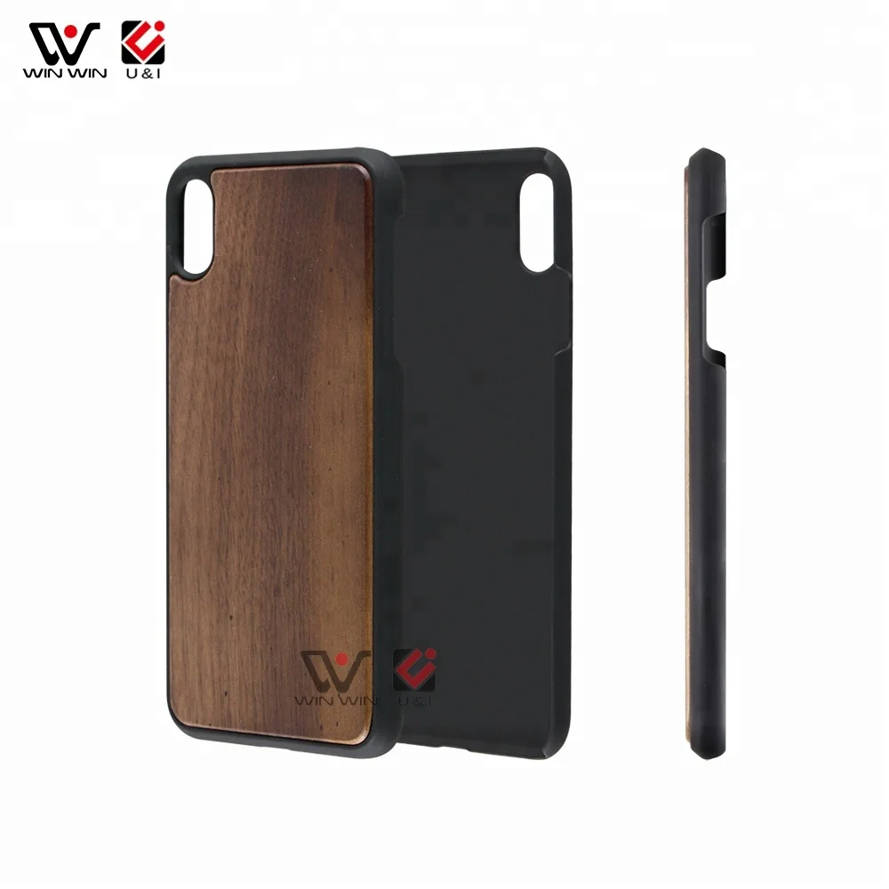 

Guangzhou Natural Products Real Wood Phone Case PC Blank Wooden Cases for iPhone X