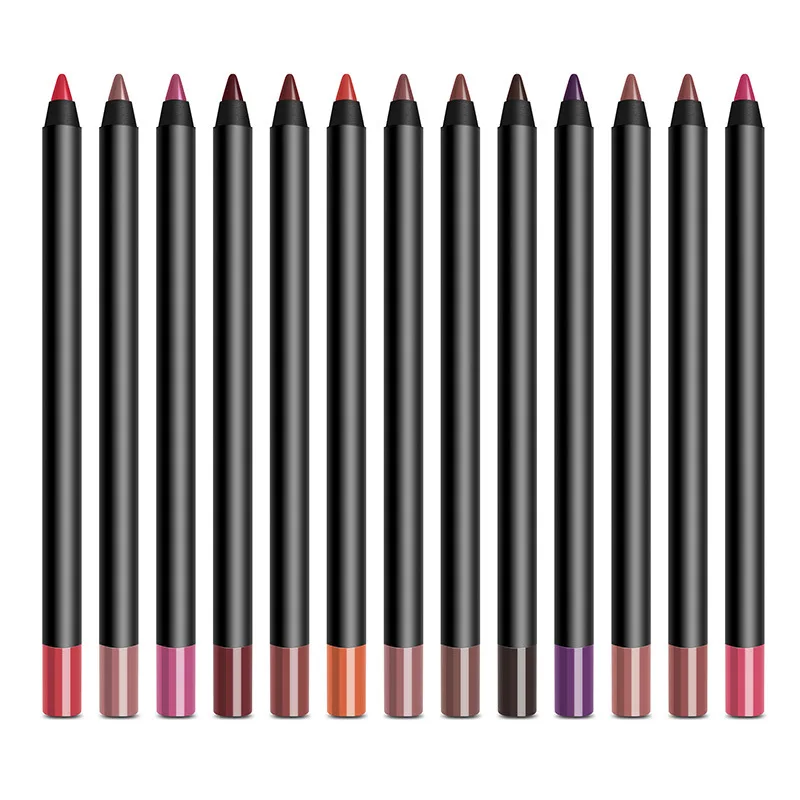 

OEM Custom Cosmetic Lip Liner Waterproof Private Label cream lip liners Pencil