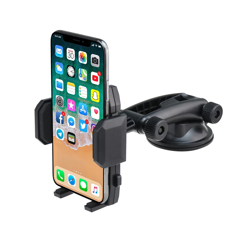 

Taiworld 2020 New Arrival Mobile Phone Holders Car Holder Stand for Car Suction Cup, Black