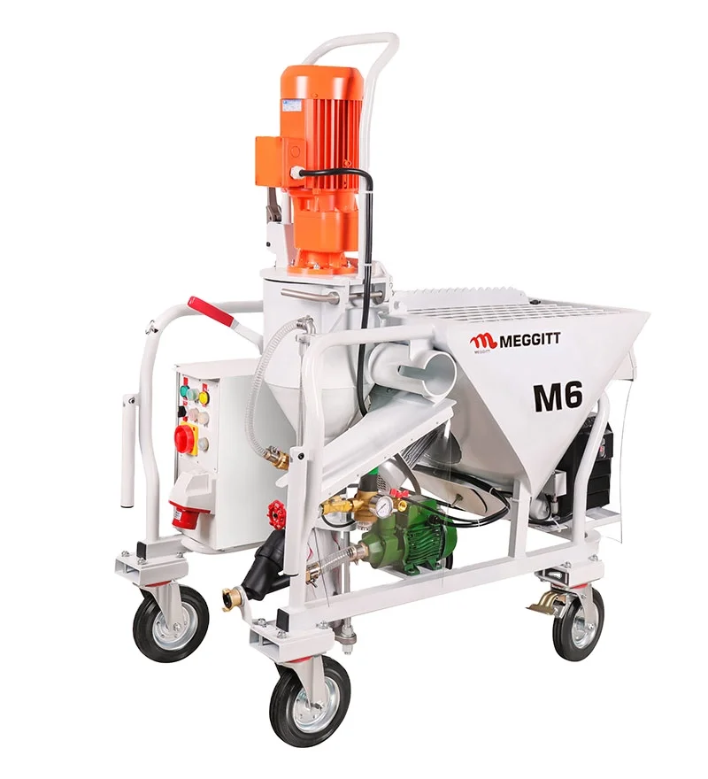 

M6 High Pressure Airless Cement Plaster Putty Concrete Mortar Spraying Machine/ gypsum plaster machine