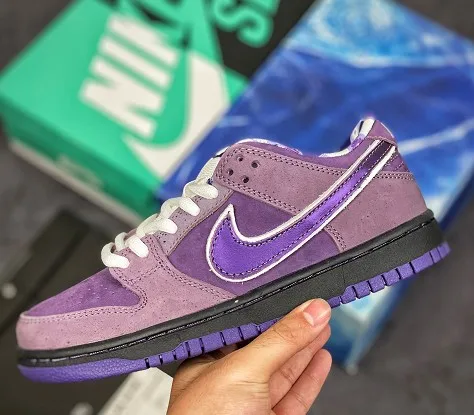 

Top Brand Sports Shoes Concepts Nike Sb Dunk Low Purple Lobster Shoes Men Nike