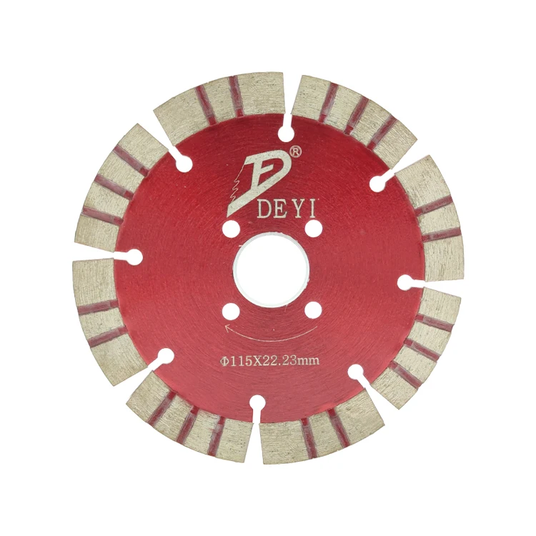 

Tacar 115mm Turbo Segment Diamond Saw Blade Dry Cutting Stone Brick Marble Granite