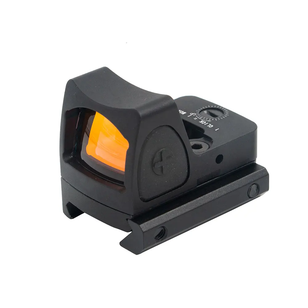 

KQ Mini Reflex Sight Tactical acog gun riffle scopes rmr red dot holographic Sight for Rifle Accessories Hunting Scopes, Black