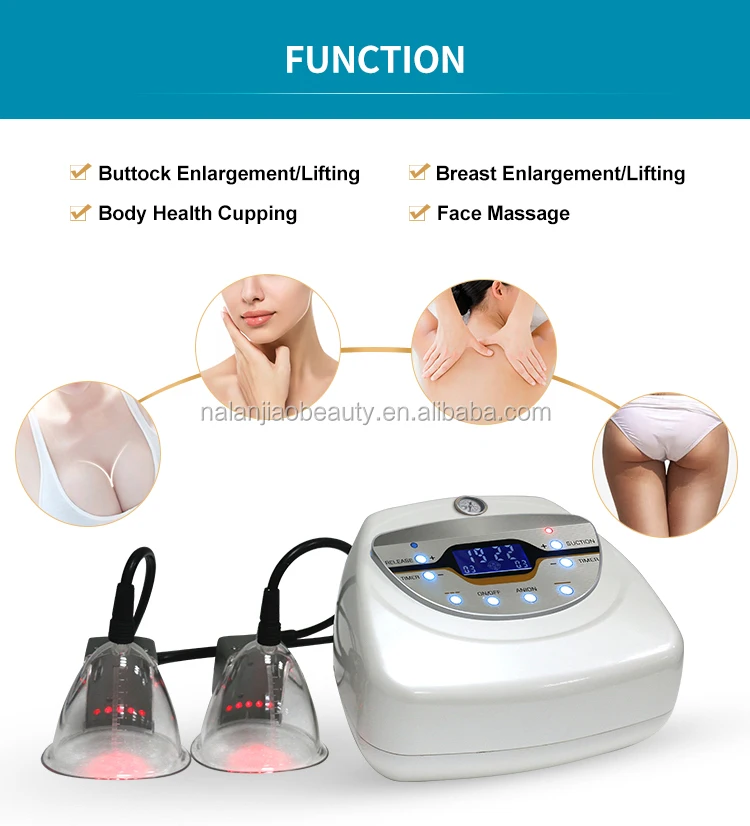 2018 Newest Vacuum Suction Cup Therapy Machine Breast Enlargement