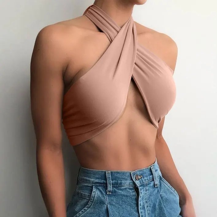 

FS3466A New women's nightclub wear sexy crop tops hot sale camisole