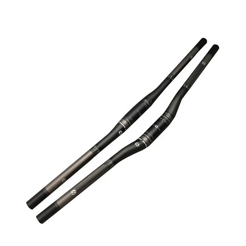 

660/680/700/720/760*31.8mm Riser Flat Handlebar Bike Handle Bar Carbon MTB Handle Straight Handlebar For Bike, Black