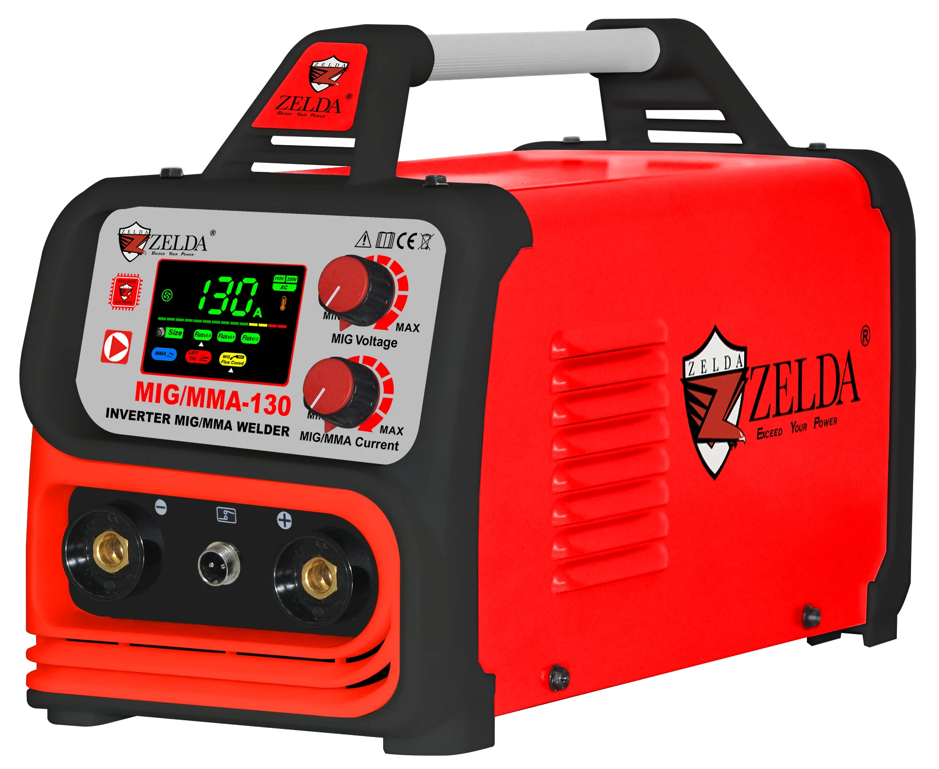 

MINI Portable Hot Sale Gasless 220V 130A MIG MAG Welding Machine of 220v