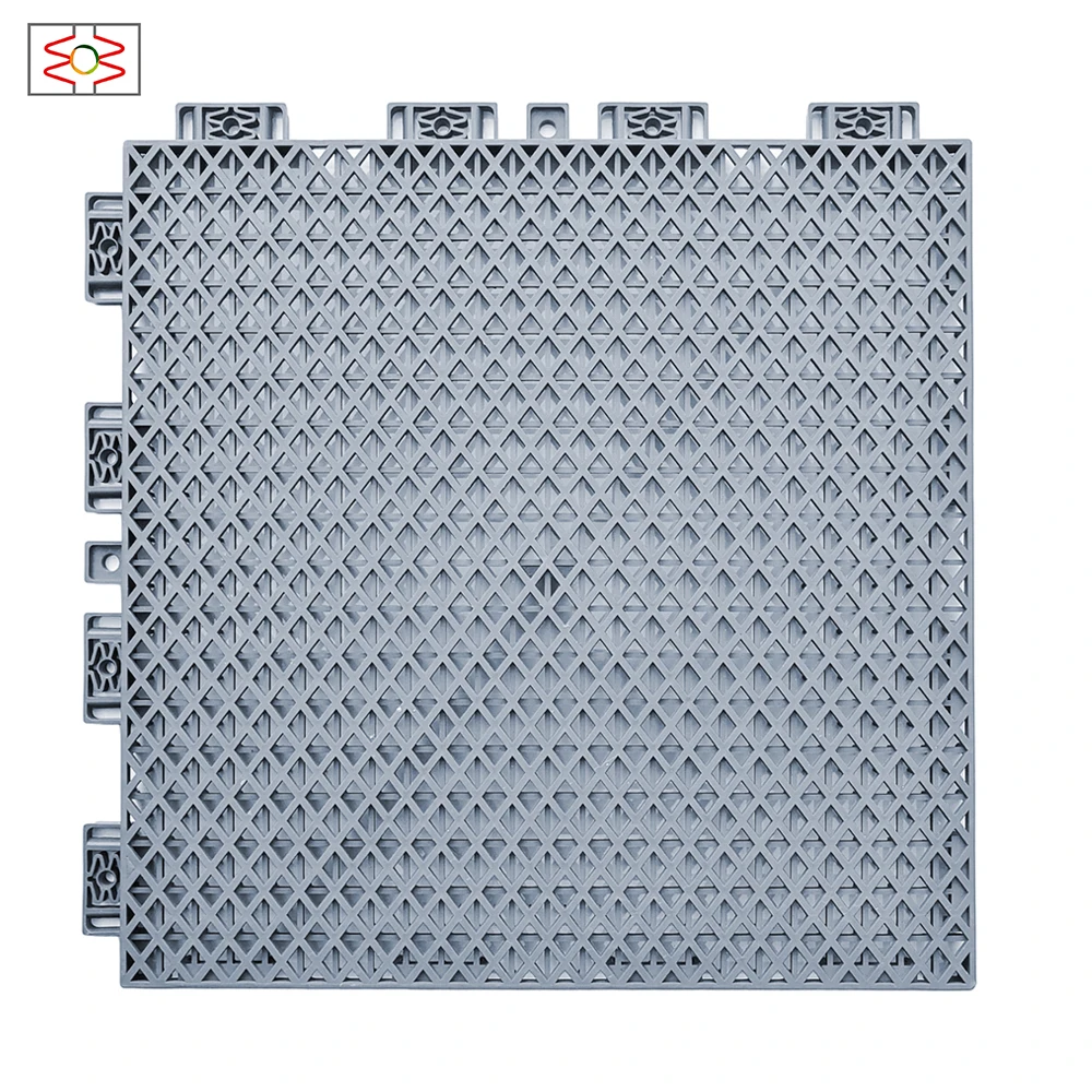 

RCHS sports floor free sample PP plastic interlocking tiles portable tennis badminton basketball volleyball court floor tiles