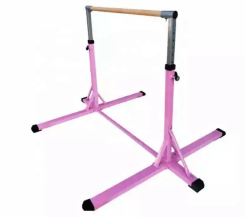 

Gymnastics Training Bar- Height Adjustable 90to 150 cm Horizontal Kip Bar for Kids, Customrized