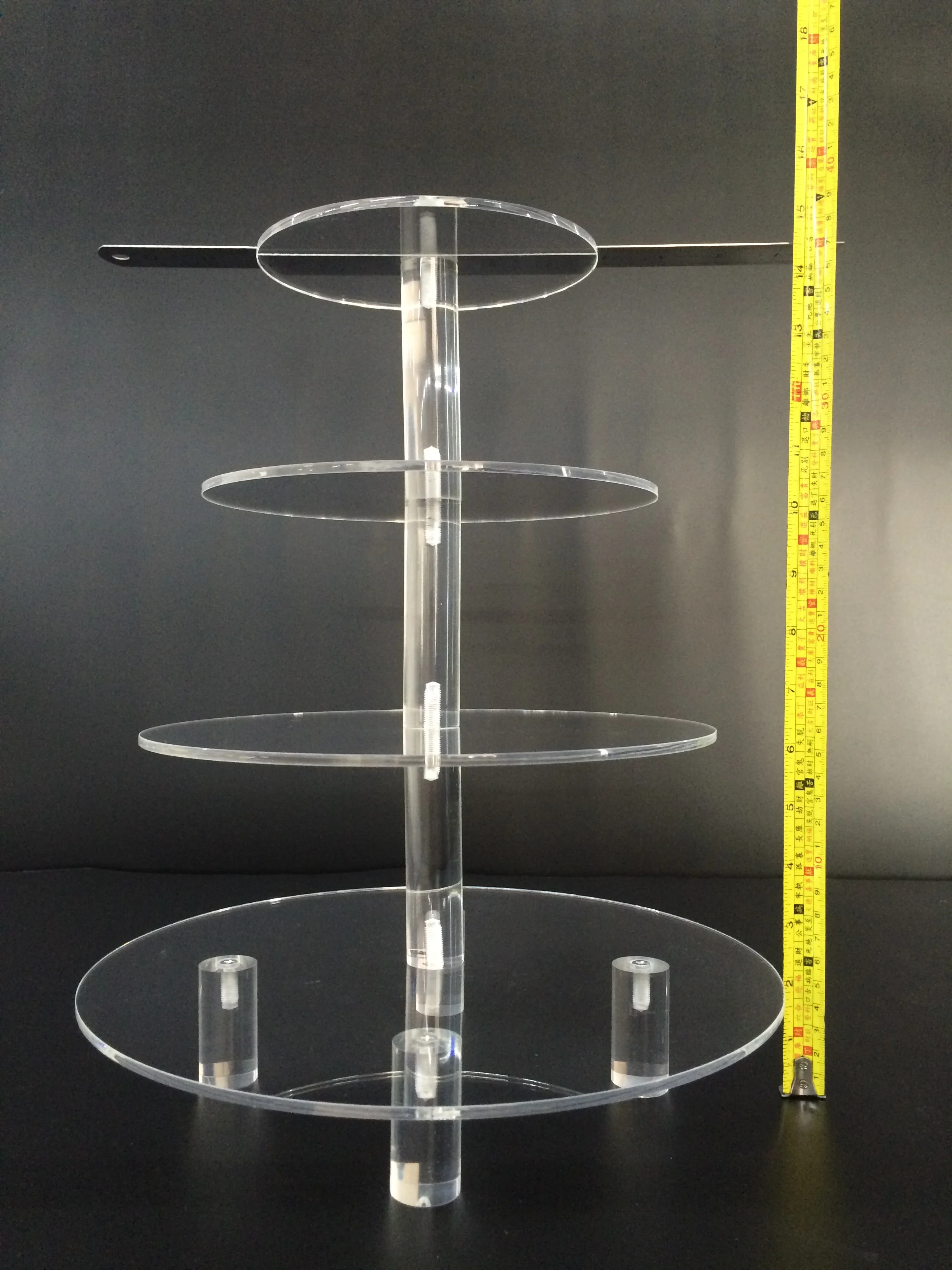 Birthday Acrylic Cake Display Stand Countertop Display Stand Wedding