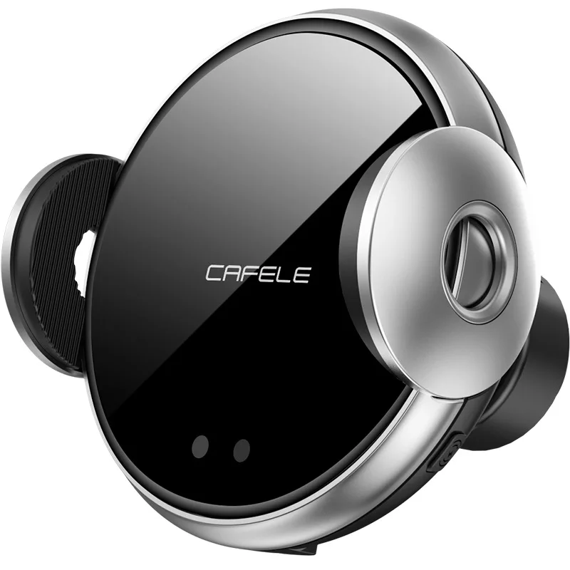 CAFELE 15W 5V 9V Car Wireless Charger Fast Charging Automatic Induction 360 Degree Rotation Wireless Charger ZY-283