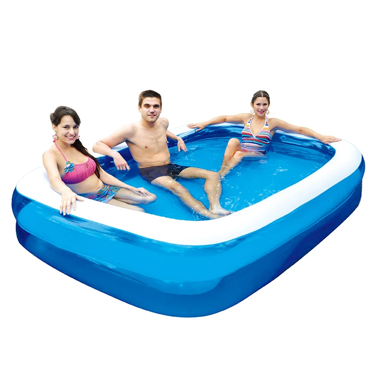 

103" Two Layers Inflatable Swimming Pool Family Full-Sized Inflatable Pools, As pitcure