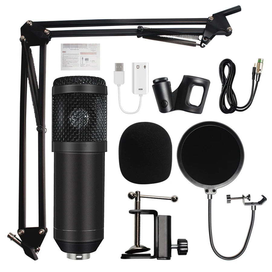 

Bm800 Microphone Price Studio Karaoke Stand Microphone Professional Condenser Bm 800 Microphone