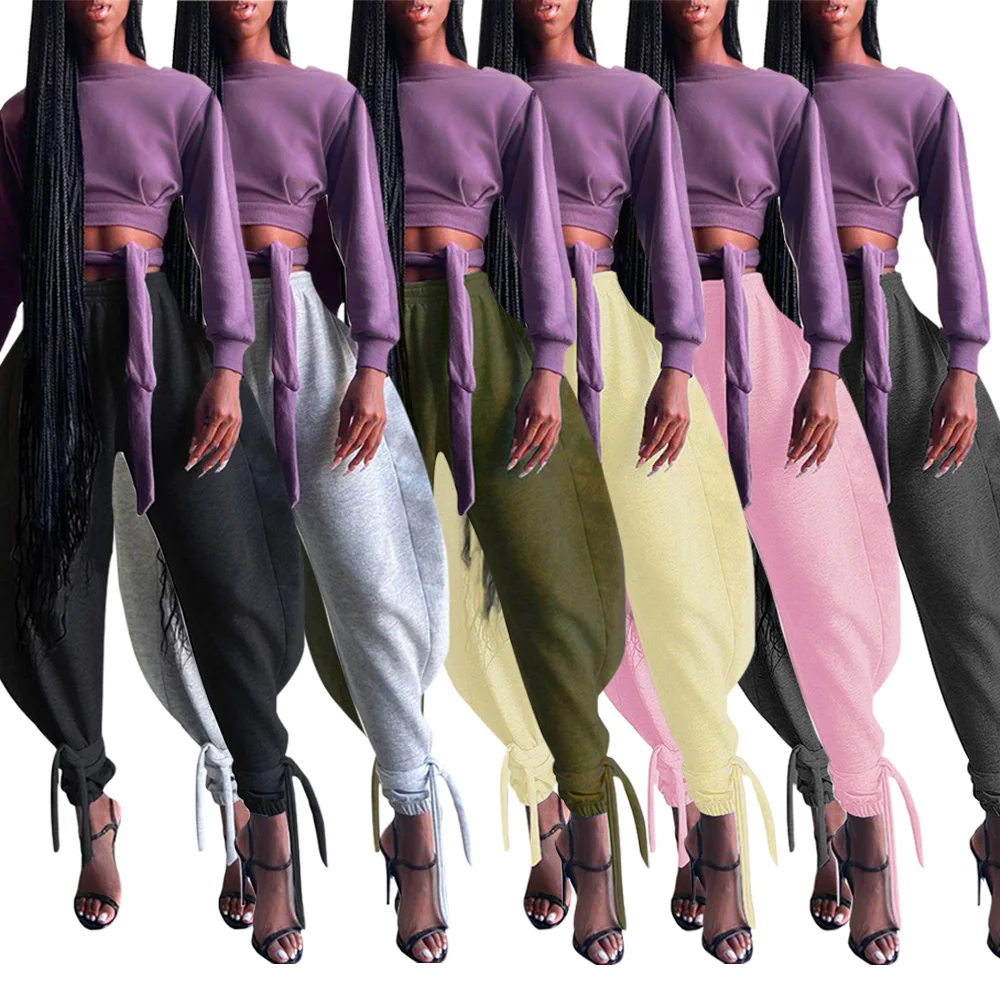 

FS3229A 2021 new fashion pants women sweatpants