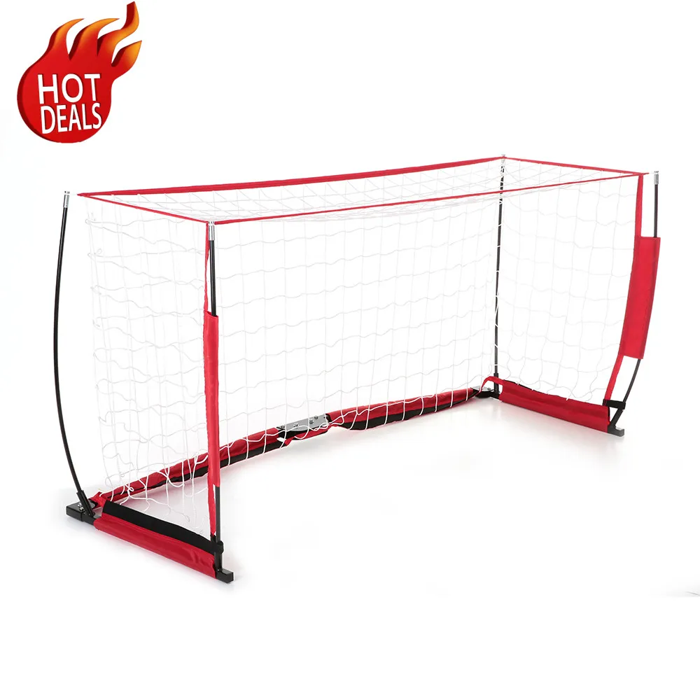 

SG07A Ultra Heavy Duty Adjustable Large Size Soccer Training Equipment Fiberglass Soccer Goal For Kids