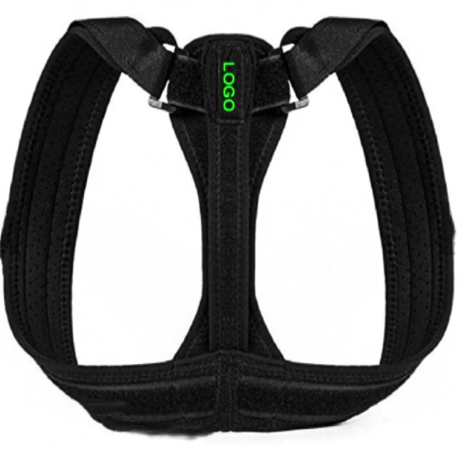 

New Upper Back Clavicle Support Correct Back Shoulder Straight Unisex Clavicle Posture Corrector, Black