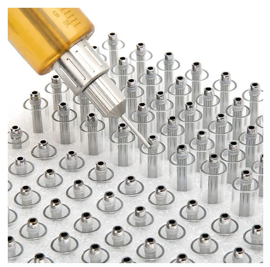 
2019 Digital Temperature Heating thick oil filling machine semi-automatic filling gun for wax oil vape pen cartridges 