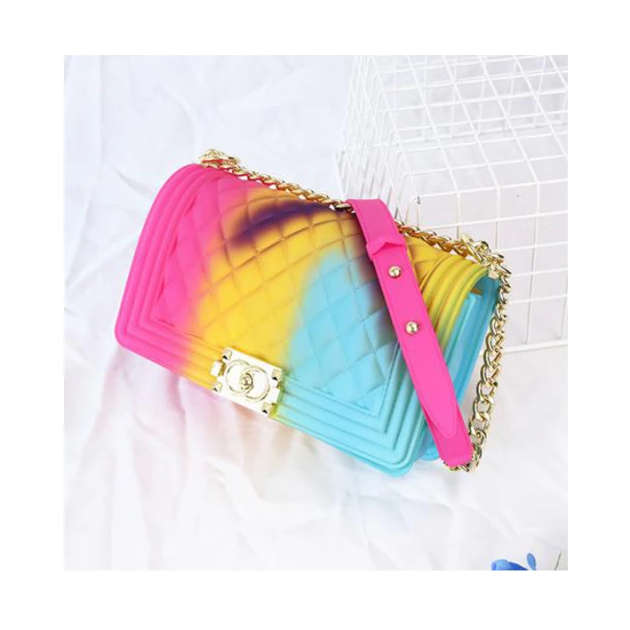 

Designer rivet jelly pillow hand bags purse and women crossbody handbags ladies luxury wholesale with chain