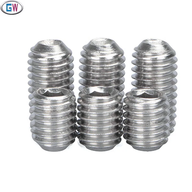 
Stainless Steel 304/316 Socket Cup point Set Screws 