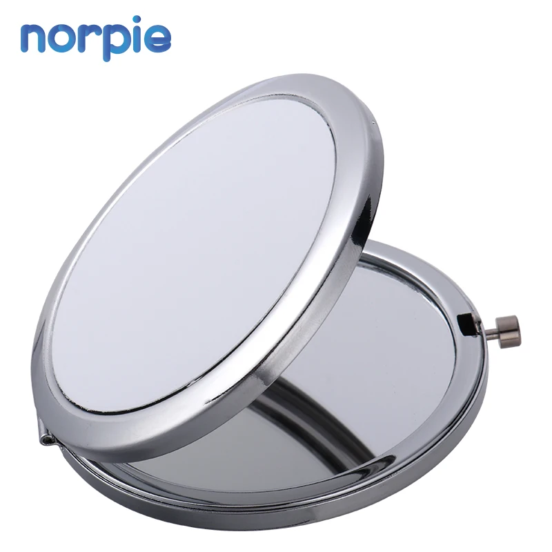 

Wholesale Price Electroplate Iron/ Mirror Cosmetic Pocket Mirror for Makeup Tool Metal Sublimation Compact Mirror