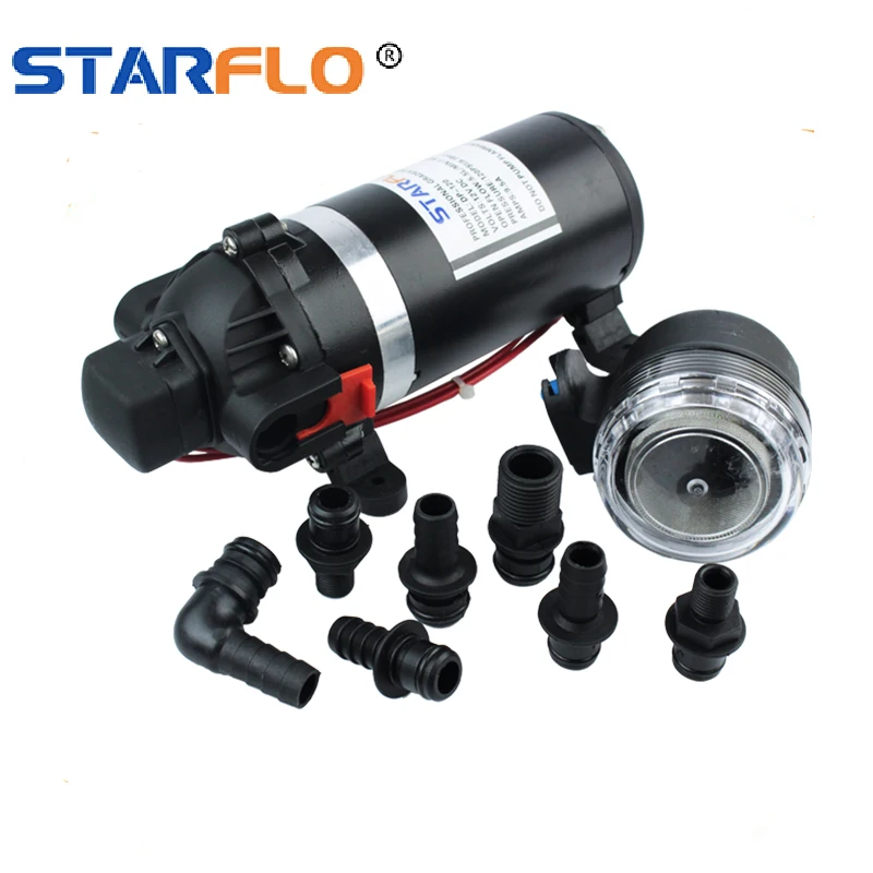 

Starflo DP-120 miniature motor car washer micro diaphragm sea water high pressure electric water pump