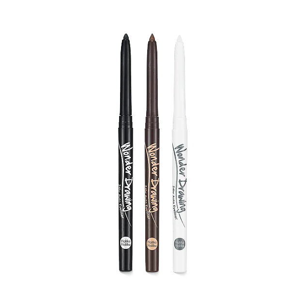 

Free Shipping Korean Makeup Products Private Lavel Holika Holika Wonder Drawing 24HR Auto Eyeliner Pencil