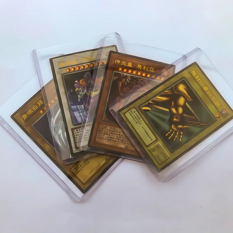 

35 silk new material game card holder outer protection transparent card holder card sleeve film can be customized