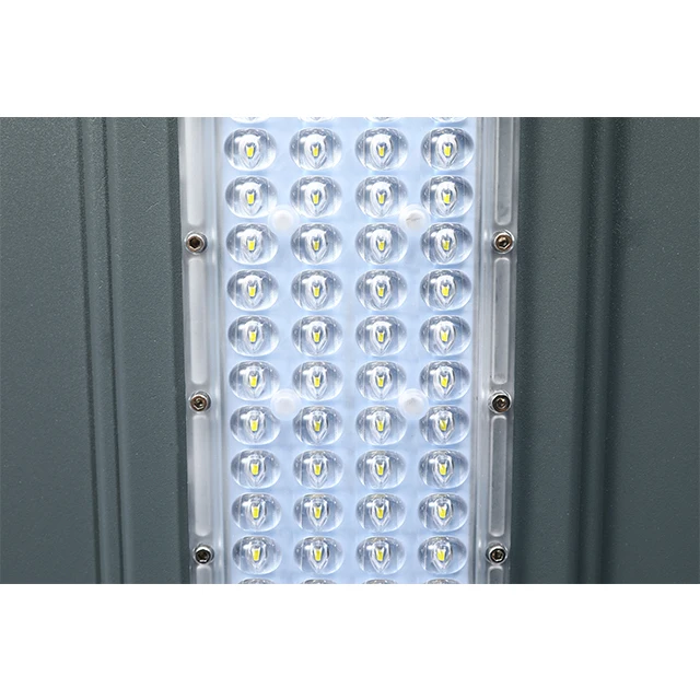
led solar street light solar panel all in one PIR motion sensor and photocell street light 40w 