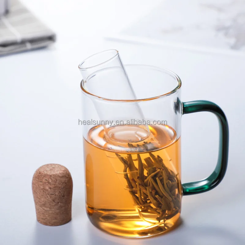 

Reusable Food Grade Borosilicate Glass Tube Tea Infuser for Bottle Teapot Tea Cup