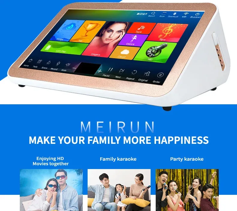 15.6 Inch Touch Screen Android Karaoke Vending Mchaine Ktv Jukebox