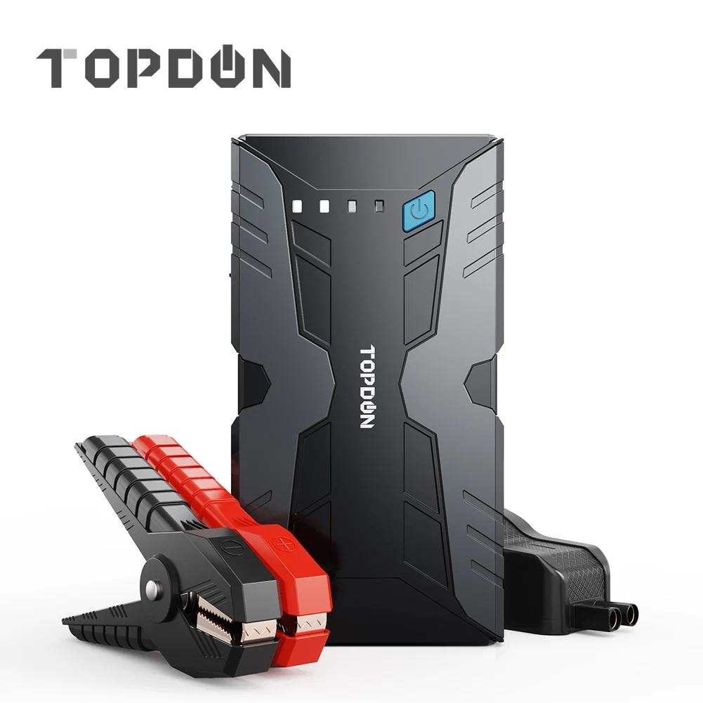 

Jump Starter Car Battery Pack TOPDON VOLCANO1200 12V 12800mAH Lithium Battery Booster Auto Battery Charger for Car Truck