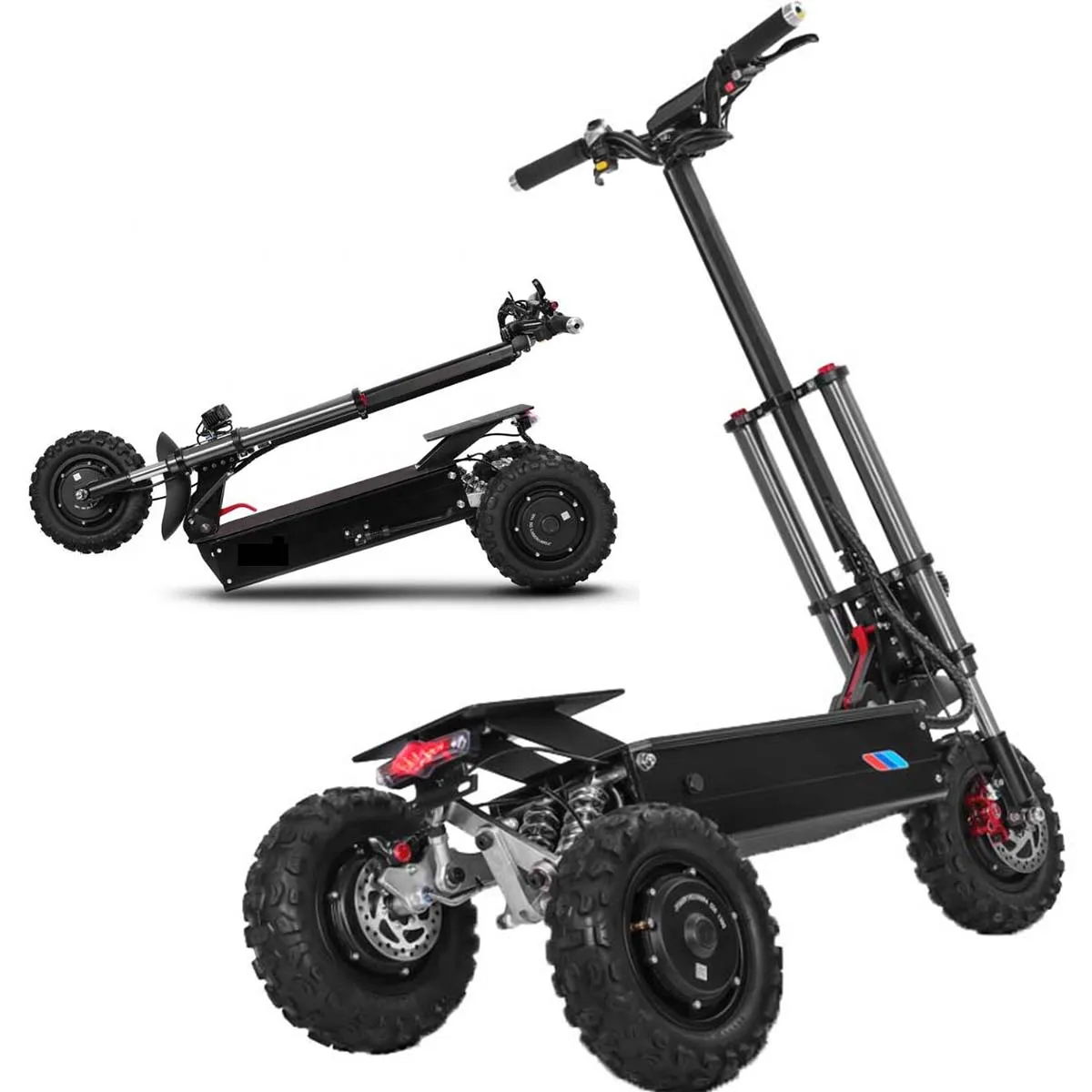 

High power 60V30AH fat wheels 3 electric scooter 5400w 3600w electric three wheel scooter adult for sale