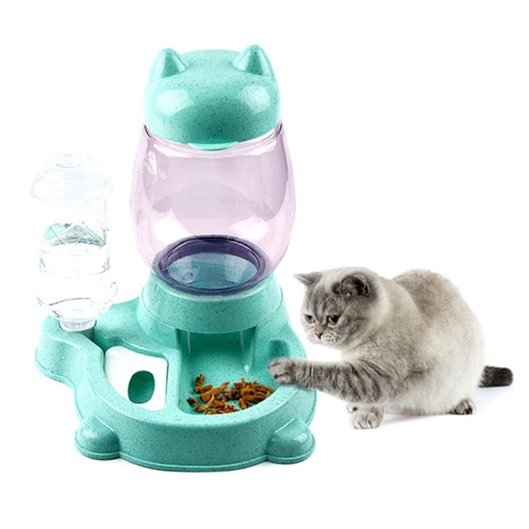 

Wholesale Large Capacity 2 in 1 Dog Cats Food Feeder and Water Feeder Pet