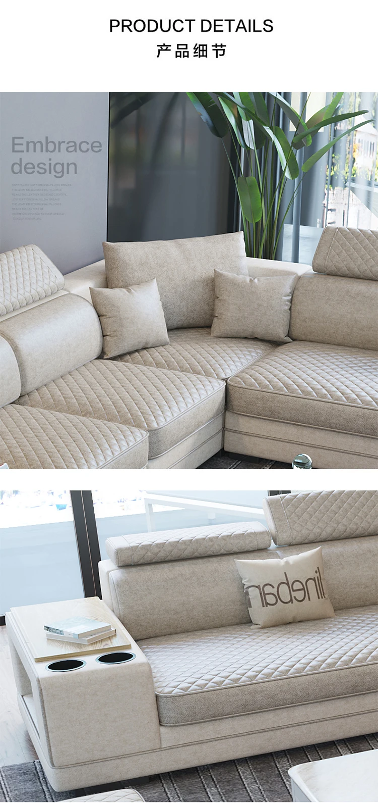 Leather Living Room Sofas Fabric Sofa Set 7 Seater U L Shaped Sectional Sofas Sectionals