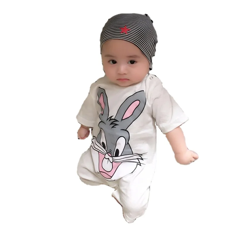 

2020 Brand Summer Clothing Baby Body Rompers Clothing Babies Toddler's Clothes Cotton Costume Onesie Kids Pyjamsa Newborn Infant, 6 colors