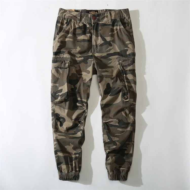 

High Quality Wholesale Army Camouflage Cargo Pants New Desgin Men Track Pants Work Overall Tactical Cargo Pants For Men